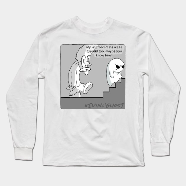 Kevin Is A Ghost I2P3 Long Sleeve T-Shirt by Willis